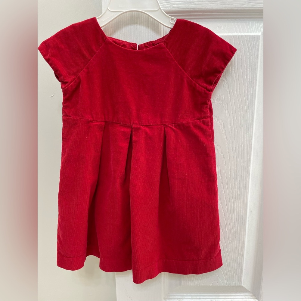 GAP Classic Red Corduroy Dress size 2T